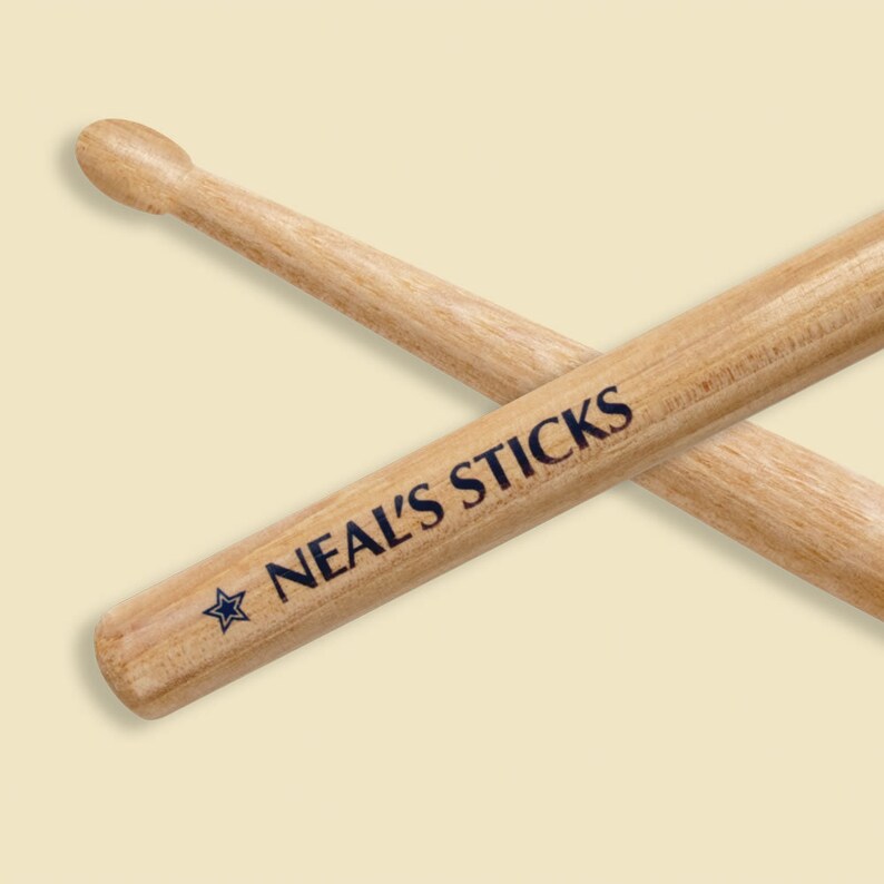 Personalized Drumsticks Size 5B Wood Tip Gift for Drummer Etsy Norway
