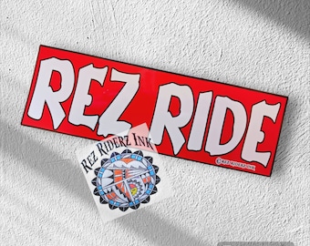 Rez Fahrt Autoaufkleber