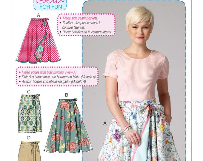 Mccall's M7129 Misses' Skirts Sewing Pattern Size 8-10-12-14-16 or 16 ...