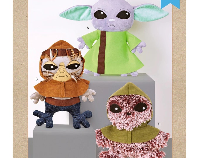 Kwik Sew K4323 18” Plush Aliens Sewing Pattern - Etsy