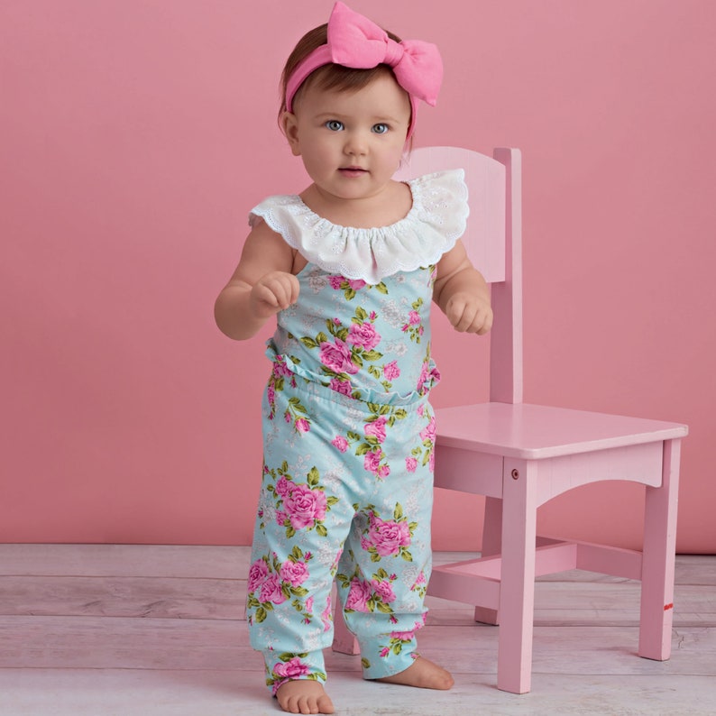 Simplicity 8933 Babies' Knit Rompers Pants Shorts and Etsy