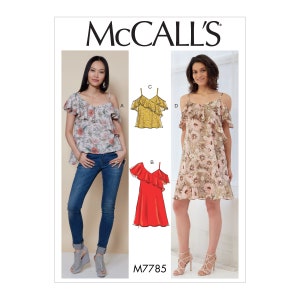 McCall&#39;s M7785 Misses&#39; Tops and Dresses - Size 6-8-10-12-14
