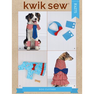 Kwik Sew K4275 Dog Collars, Cuffs and Dresses Sewing Pattern