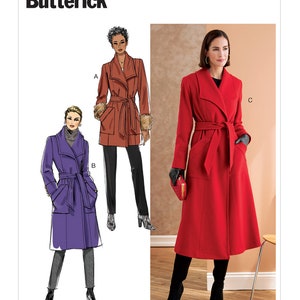 Butterick B6720 Misses&#39; Petite Outerwear and Belt Sewing Pattern - Size S-M-L or XL-XXL