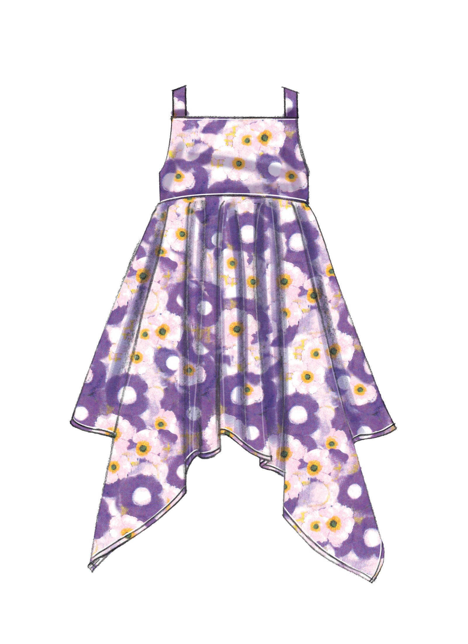 Mccall's M7587 Children's/girls' Dresses Sewing - Etsy