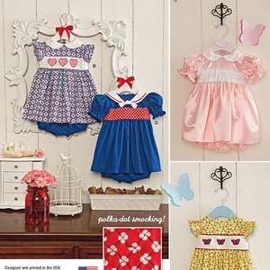 Simplicity 1205 Babies' Dress and Panties Sewing Pattern - XXS- XS- Sml- Med- Lrg