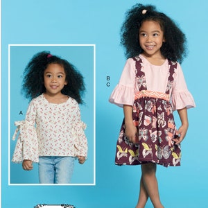 McCall's M7797 Children's Top and Skirt Sewing Pattern - Size 2-3-4-5 or 6-7-8