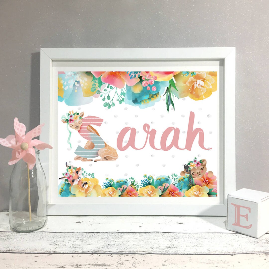  Kindergarten Name Zeichen, Kindergarten Name Druck, Mädchen Name Illustration 