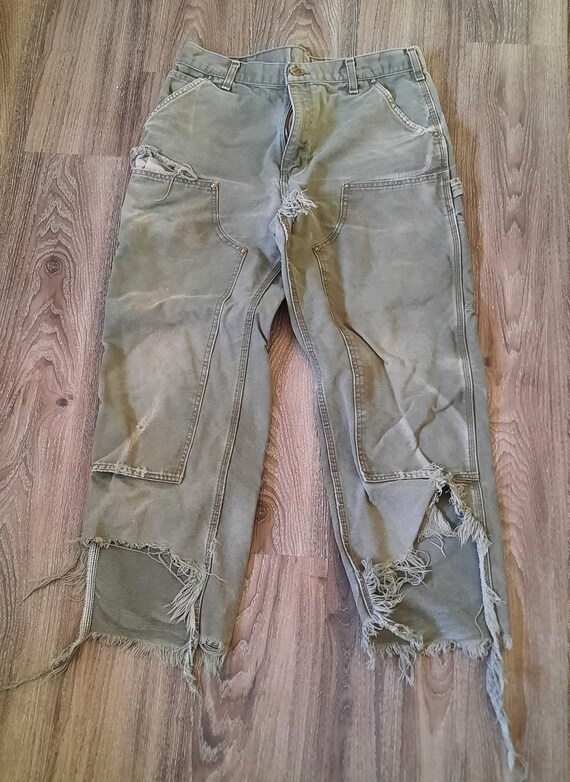 Heavily Distressed Carhartt Carpenter 