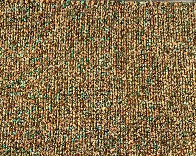Mustard Yellow Twined Rug 23” x 36” . Reversible Machine Washable Handwoven 100% cotton