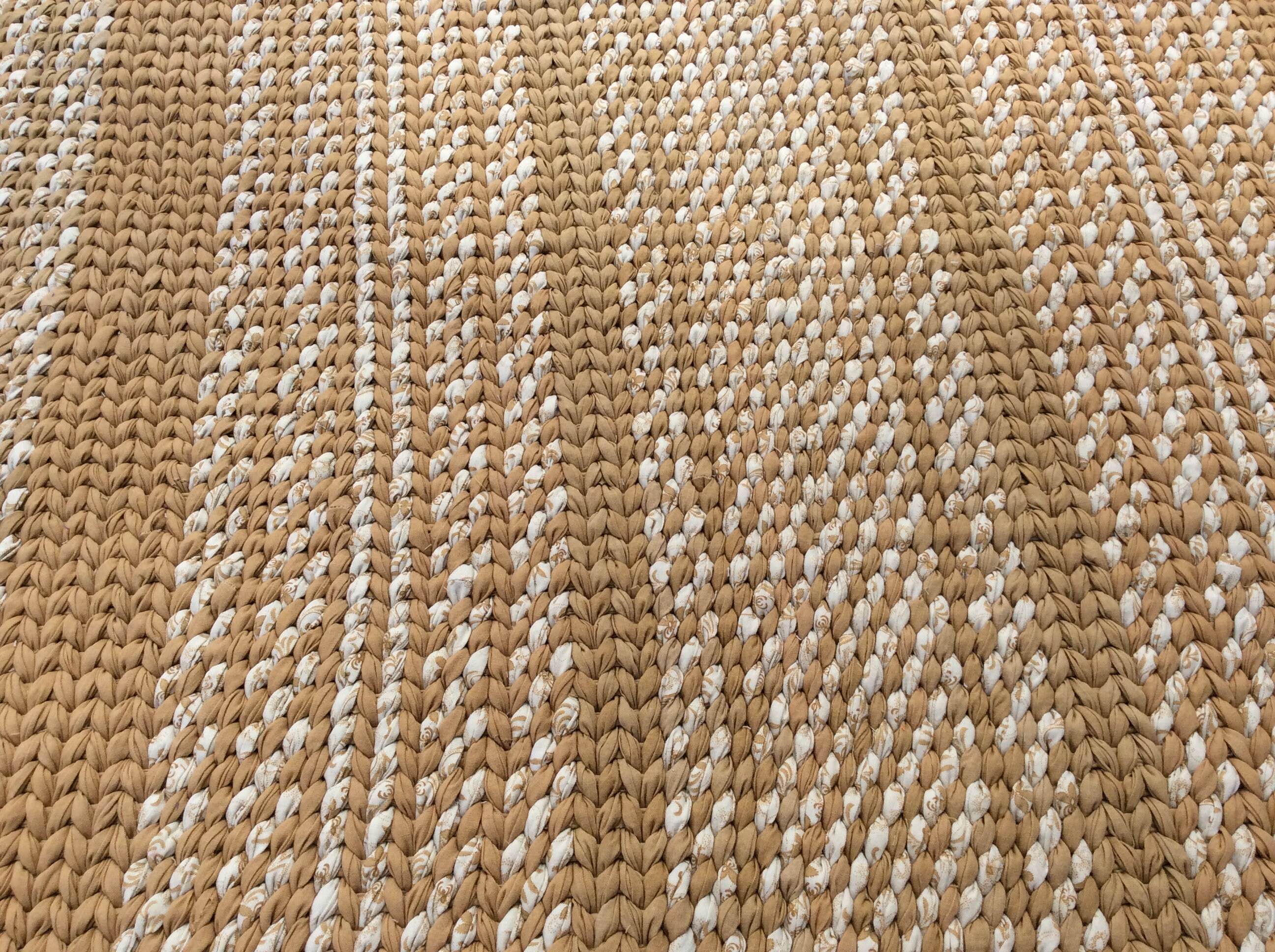 Neutral Twined Rug-Large 48” x 27” READY TO SHIP-Tans and Beige ...