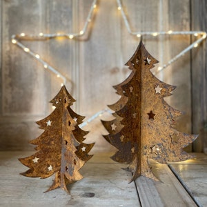 Rustic Christmas Tree / Christmas Decor / Metal Tree / Rustic Christmas / Rusted Tree