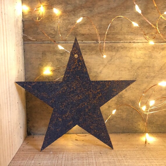 Rustic Star Decoration Rusted Star Home And Garden Decor Etsy