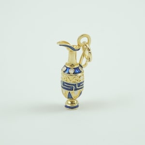 Gold Amphora Pendant, 14k Solid Gold, Greek Amphora Pendant, Greek Jewelry