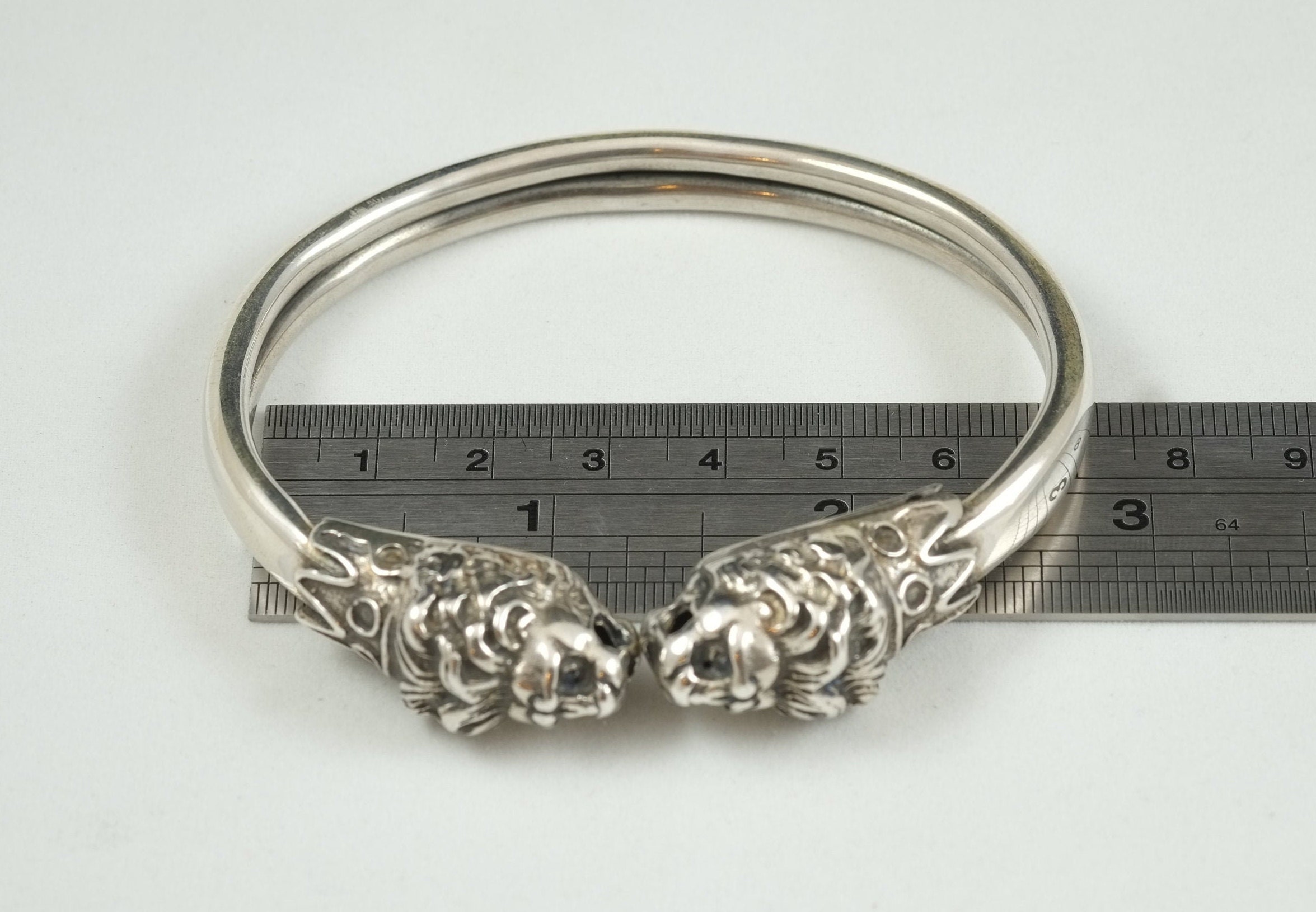 lenny silver Narrow Eagle Head Bangle バングル/リストバンド