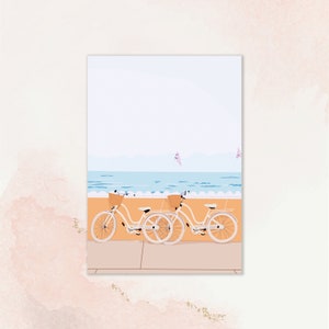Fora em La Rochelle Print - ilustração A5 ou A6