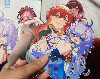 NEW 6inch Stickers Honkai Star Rail Kafka, Bailu, Himeko