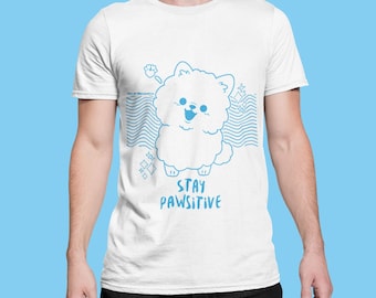 Stay Pawsitive Unisex t-shirt