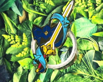 Lucina Enamel Pin Glow in the dark