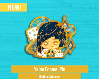 Liyue Yelan Enamel pin Genshin Impact