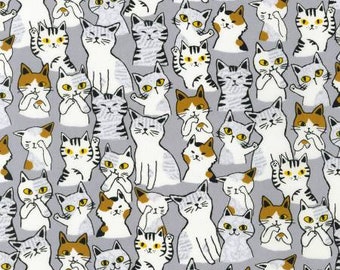 Sevenberry-Animal Club SB-850349D1-5 Grey  cats for Robert Kaufman
