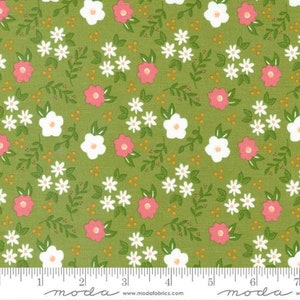 Bountiful Blooms 37661-19 fern by Sherri and Chelsi for Moda