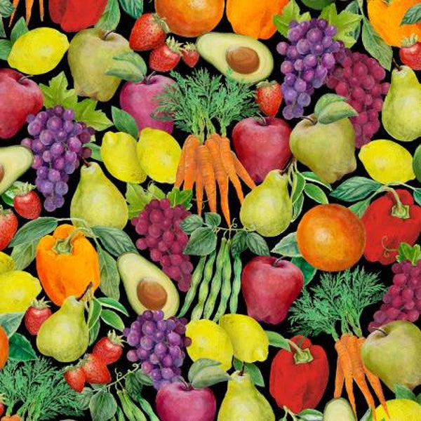 Fresh From the Grove 20513-973 multi packed produce by Art Licensing Studio  for Wilmington Prints