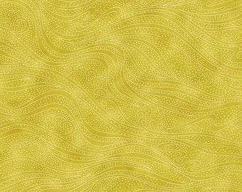 Color Movement 1MV28 tonal yellow for In The Beginning Fabrics