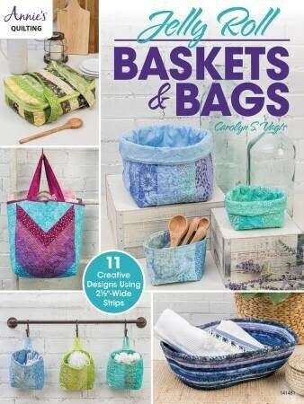 Jelly Roll Baskets and Bags 141481 by Carolyn Vagts for Annies Quilting Etsy Canada