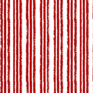 Welcome Winter 9709-8 Red/white - Diagonal Candy Cane Stripe