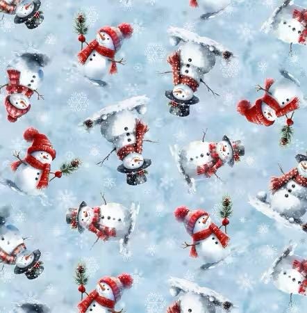 Cozy Tidings X5600-190 Ice Blue Cozy Tidings for Hoffman - Etsy