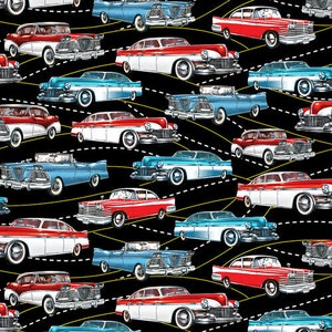 Life’s a Kick 1656-99 black cars by Sher Sester for Blank