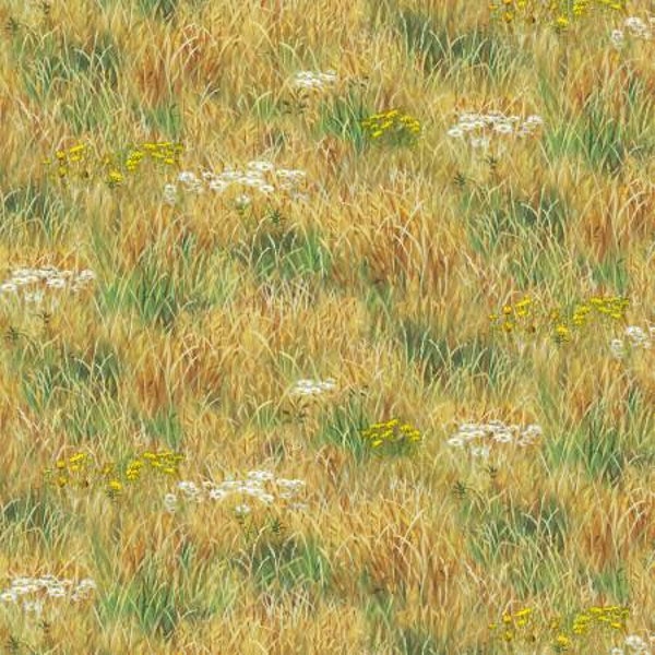 Landscape Medley  7209E-GOLD gold meadow grass landscape for Elizabeth Studio