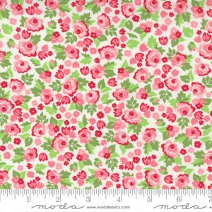 Love Lily 24111-12 cotton Candy by April Rosenthal Prairie Grass  for Moda