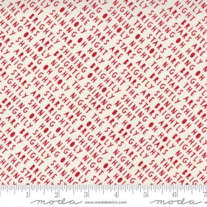 Red Barn Christmas 55533-11 vanilla red by Sweetwater for Moda
