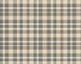 Cozy Cabin 13030-07 cozy plaid cream by Thomas Kinkade for Benartex