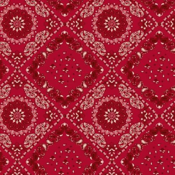 Hudson 52198A-5 red bandana by Whistler Studios for Windham