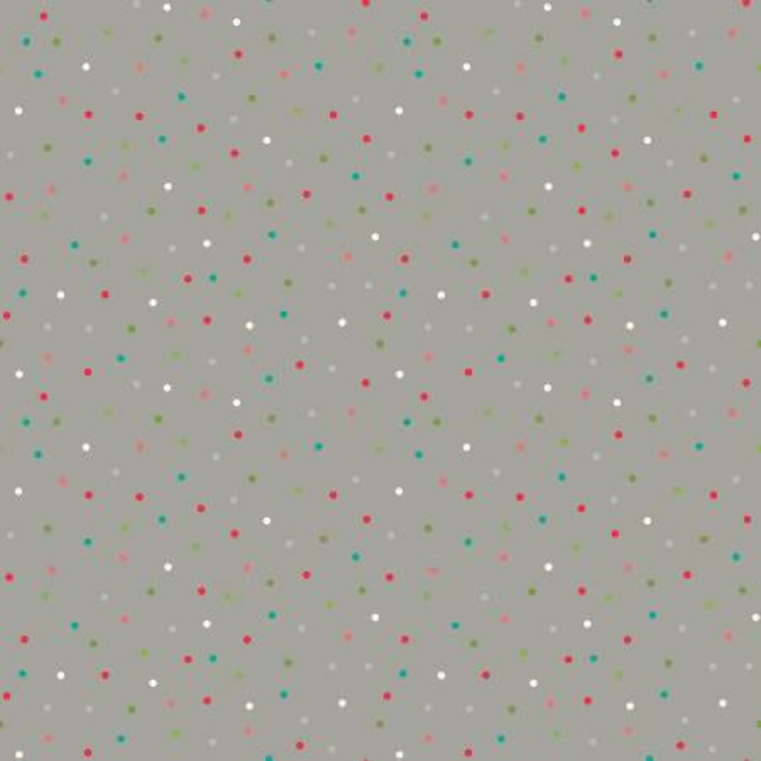 Winter Wonder C12068R-GRAY Dots Gray by Heather Peterson for Riley ...
