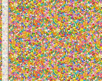The Sweet Life CD3783 multi rainbow sprinkles by Timeless Treasures