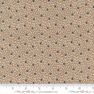 Freedom Road 9695-11 tan multi by Kansas Troubles Quilters for Moda