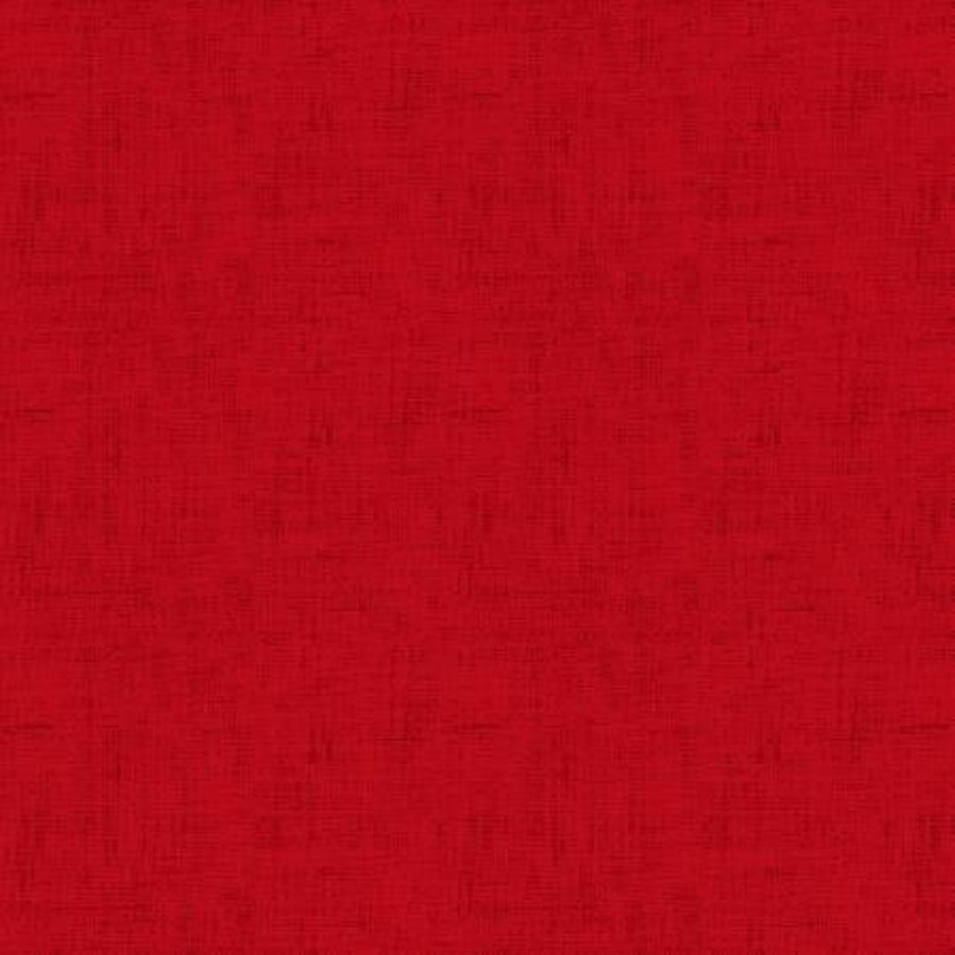 Timeless Linen Basics 1027-88 Bright Red Linen Look Texture by Stacy ...