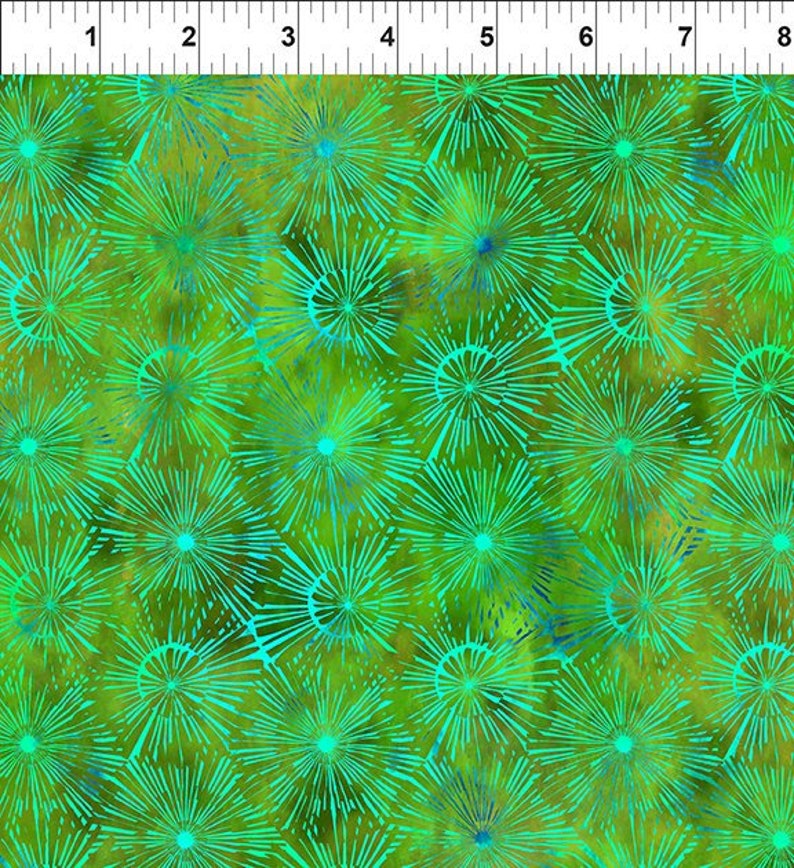 Urban Jungle 11UJ3 burst-green by Jason Yenter for In The Beginning