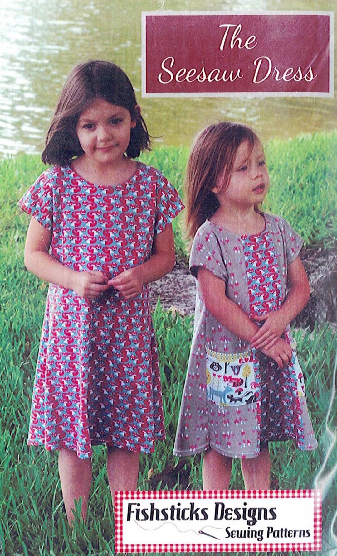 The Seesaw Dress Pattern Sizes 12 Months - 8 Children by Fishsticks ...