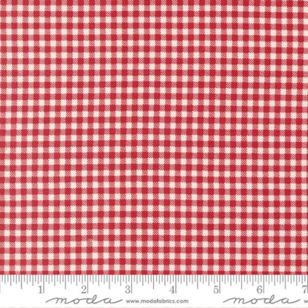Vintage 55658-12 Farm Girl Red by Sweetwater for Moda - Etsy