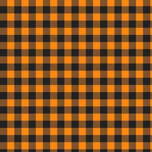 Buffalo Check 39148-889 orange by Wilmington Prints