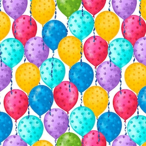 Partyline 1801-77 blue party balloons  by Blank