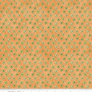 Ghoul Friends C16055 orange stars by Teresa Kogut for Riley Blake