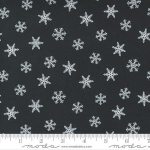 Holly Berry Tree Farm 56038-18 black  by Deb Strain for Moda