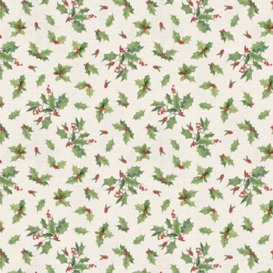 Christmas Fabric, Wilmington Prints Season of Heart 10 Karat