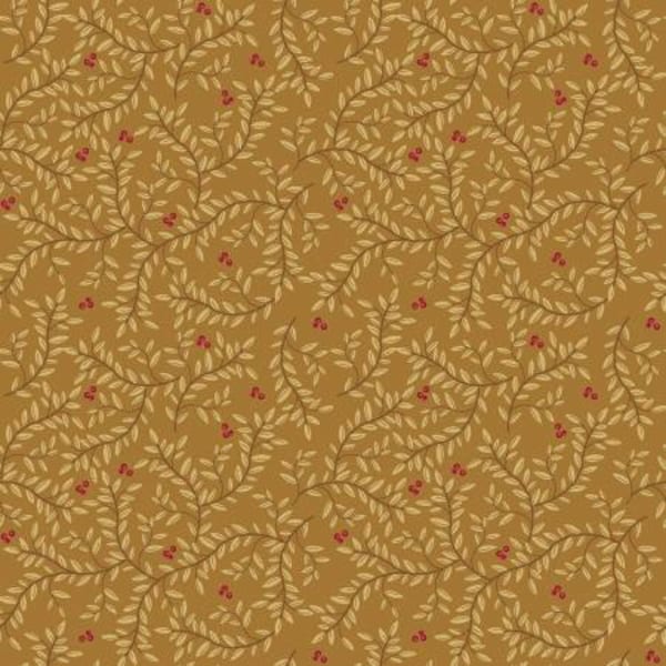 Autumn Waltz R590568D coffee leaves  by Material Girlfriends for Marcus